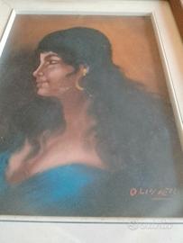 quadro antico olio su tela 