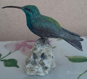 Colibrì n3, in scultura di argilla da collezione