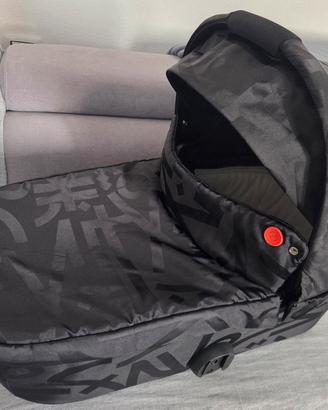 Carrozzina navicella Cybex Melio Street Cot S Nero