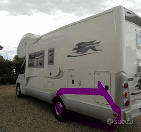 Bandella laterale camper Laika serie X cod. 61622