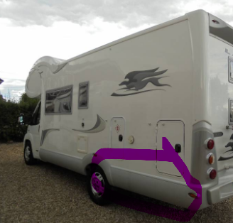 Bandella laterale camper Laika serie X cod. 61622