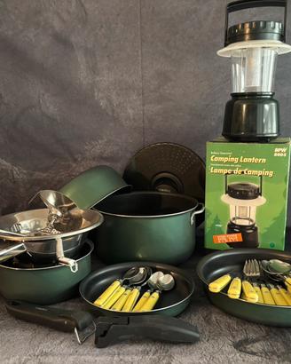 Kit  stoviglie campeggio