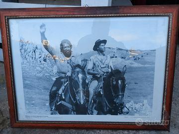 quadro con foto del 1970 Bad spencer e Terence hil