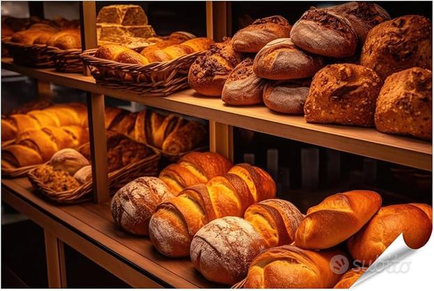 Rivendita di pane con ampio spazio