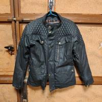 Giacca moto Heritage Mtech nera