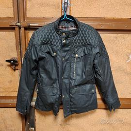 Giacca moto Heritage Mtech nera