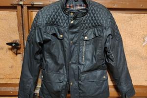 Giacca moto Heritage Mtech nera