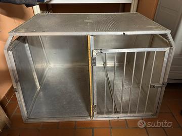 Kennel / gabbia da auto doppio  per cani