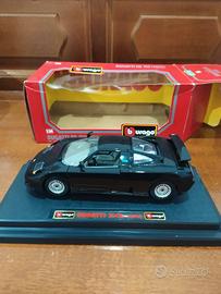 modellino vintage auto Bugatti da collezione