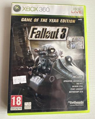Fallout 3 Goty edition Xbox 360 completo ed in ITA
