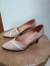 Scarpa donna décolleté 37 vera pelle