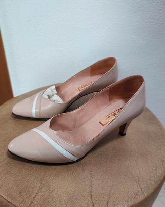 Scarpa donna décolleté 37 vera pelle