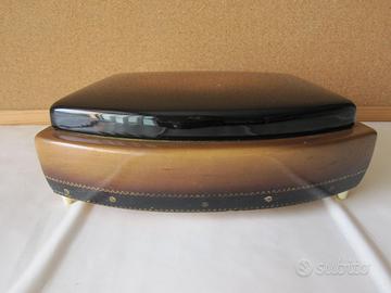 Cofanetto portagioie antico in legno carillon