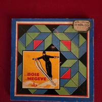 Antico gioco francese mosaico in legno  anni 50