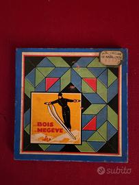 Antico gioco francese mosaico in legno  anni 50