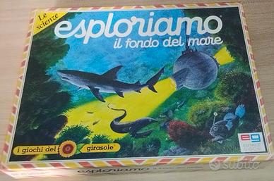 Gioco da tavolo esplorando il fondo del mare Eg