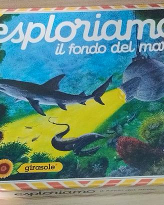 Gioco da tavolo esplorando il fondo del mare Eg