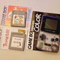 Game Boy Color Atomic Purple più due giochi