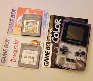 Game Boy Color Atomic Purple più due giochi