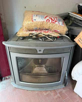 Thermorossi Insert 60 – 10,7 kW – camino a Pellet