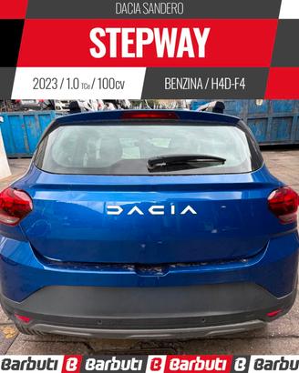 Ricambi usati auto DACIA SANDERO Stepway Serie 22>