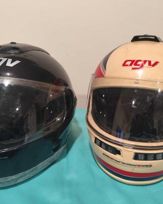 AGV COPPIA CASCHI MOTO VINTAGE