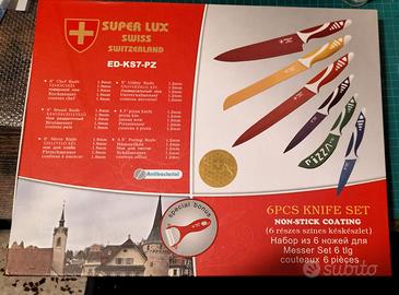 Super Lux Kit 6 coltelli in ceramica