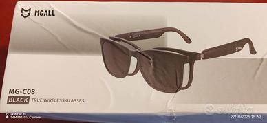 Occhiali smart Bluetooth musica telefonate foto