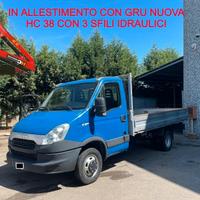 Iveco Daily 35C11 Cassone + Gru HC 38 NUOVA