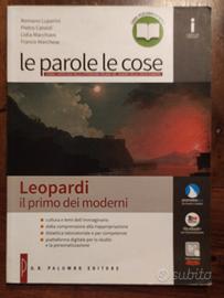 Le parole le cose. Leopardi. Con e-book. Con esp