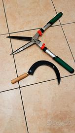 Falce  e forbici - Attrezzi da giardino