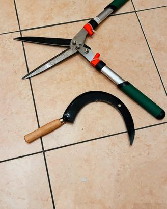 Falce  e forbici - Attrezzi da giardino