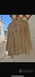 Cappotto in vera pelliccia di volpe