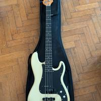 Basso eko vintage white + custodia