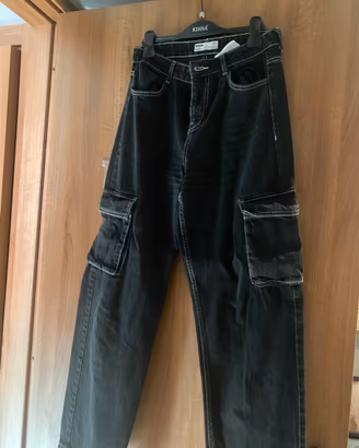 Jeans cargo donna Bershka