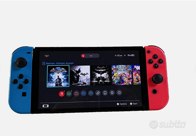 Nintendo Switch OLED con custodia per il trasporto
