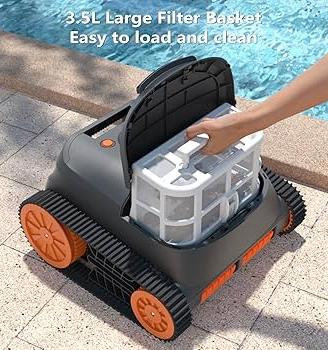 robot pulitore piscina batteria coasteering 