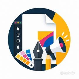 Grafico pubblicitario in smart working