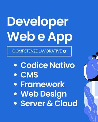 Developer Siti Web | Sistemista | App Mobile