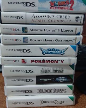 Lotto Giochi 3ds + Console