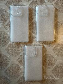 3 cover trasparenti nuove iPhone 15 Pro