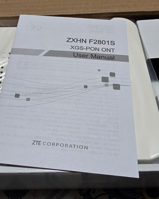 ONT 10 gbs ZXHN F2801S XGS-PON
