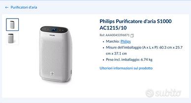Purificatore aria Philips