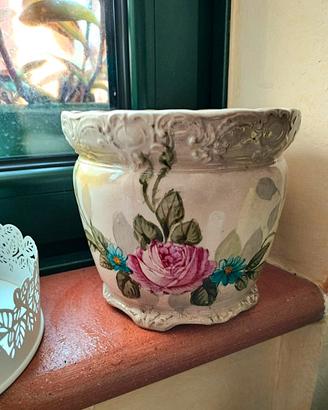 Vaso cachepot antico Franz Anton Mehlem