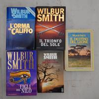 5 libri Wilbur Smith 