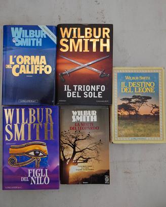 5 libri Wilbur Smith 