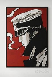 Quadro Corto Maltese 70x100 cm - Pop Art / Fumetto