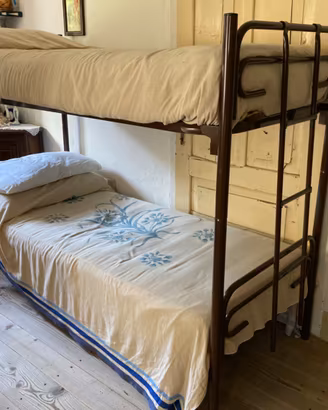Letto a castello in ferro