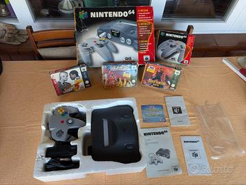 Nintendo 64 GIG + 2 controller + 3 giochi Completa