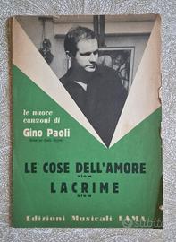 Spartito musicale Gino Paoli - 1962